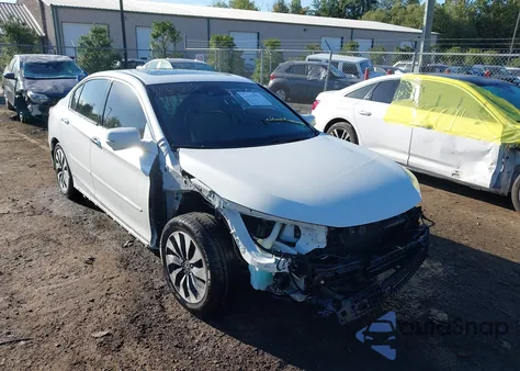 2017 Honda Accord Hybrid Touring из США, поврежденный, VIN JHMCR6F72HC024285